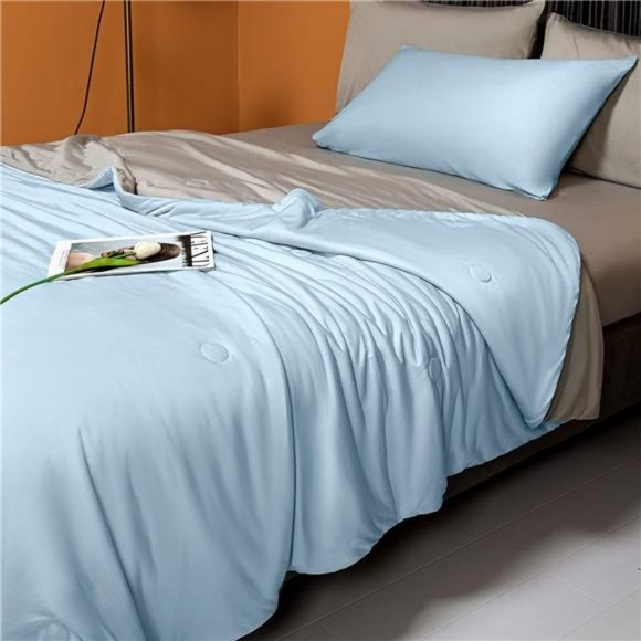 Cooling Blankets for Hot Sleepers - Cool Like Ice Cream Lightweight Blanket - Picture 2 of 6